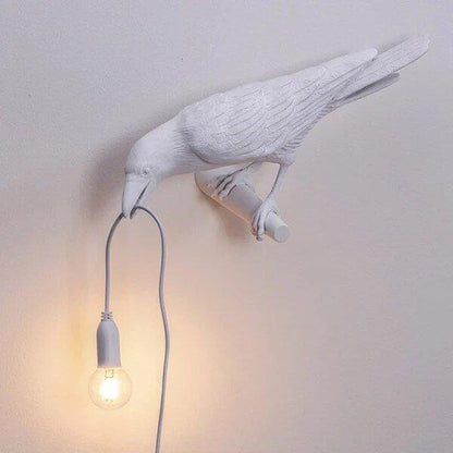 Lampe Oiseau Corbeau – Éclairage Décoratif Original pour Intérieur Moderne