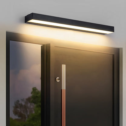 Applique Murale Extérieure LED Noire – Design Minimaliste Étanche