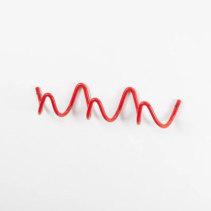 Patère Murale Vague Minimaliste Métal Moderne