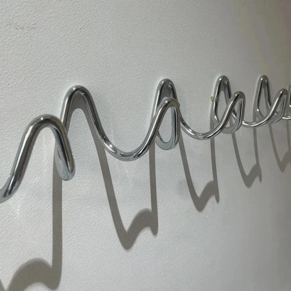 Patère Murale Vague Minimaliste Métal Moderne