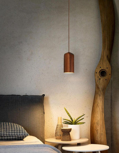 Suspension Minimaliste en Bois Massif – Élégance Naturelle pour Tous les Espaces