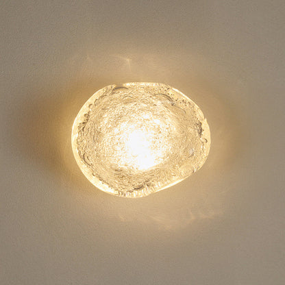 Applique Murale LED Verre Soufflé Effet Bulles