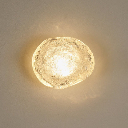 Applique Murale LED Verre Soufflé Effet Bulles