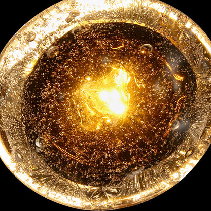 Applique Murale LED Verre Soufflé Effet Bulles