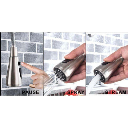 Mitigeur Cuisine 3 Voies, Douchette Extractible, 41cm