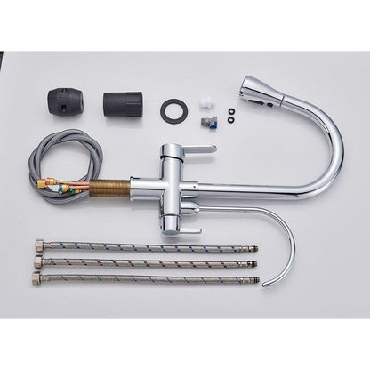 Mitigeur Cuisine 3 Voies, Douchette Extractible, 41cm
