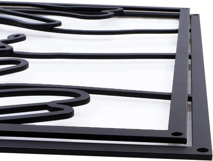 Décoration Murale Femme en Fer – Silhouette Abstraite Moderne