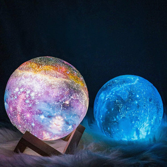 Galaxy Moon Lamp | Lampe Lune Galaxie
