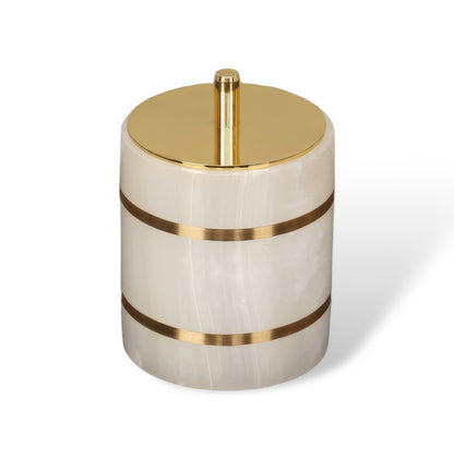 Collection d’Accessoires de Salle de Bain en Marbre Blanc Naturel – Élégance et Fonction au Quotidien