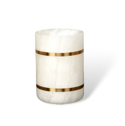 Collection d’Accessoires de Salle de Bain en Marbre Blanc Naturel – Élégance et Fonction au Quotidien