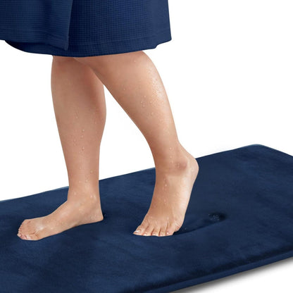 Tapis de Bain Mousse Mémoire, Antidérapant et Doux