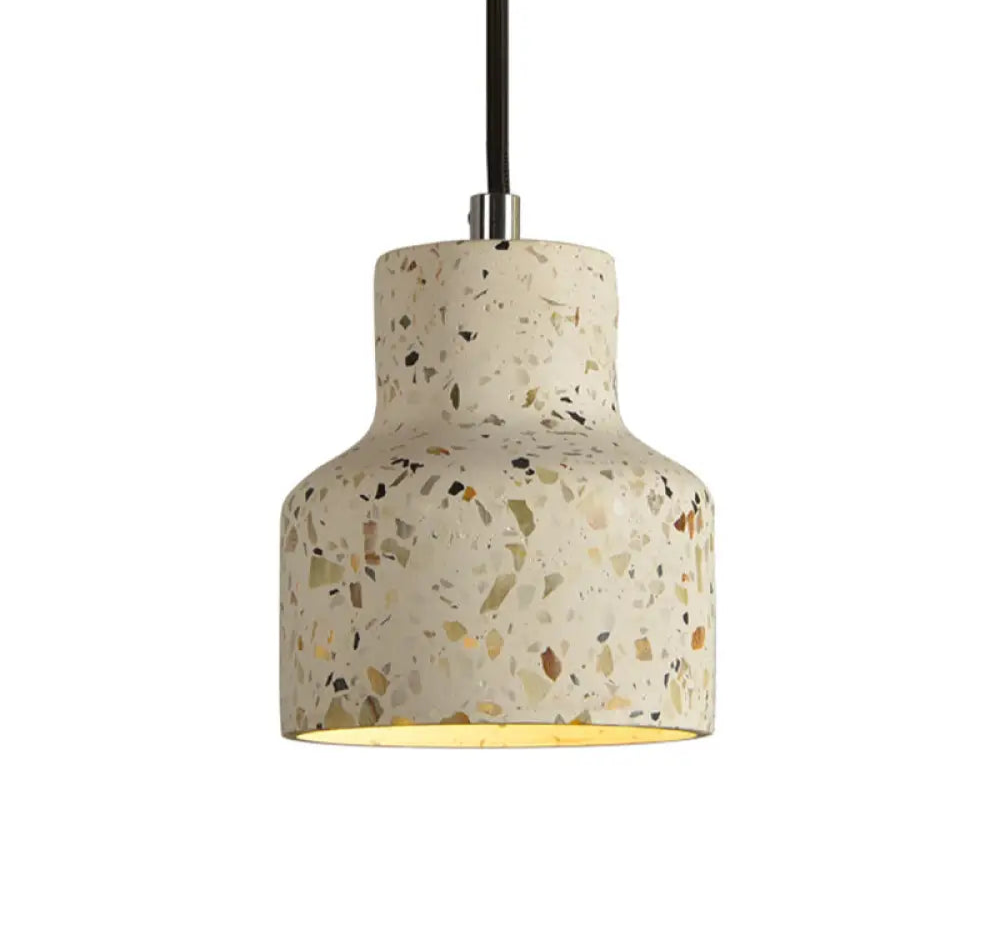 Suspension Nordique Terrazzo, Ciment, Couleurs Variées