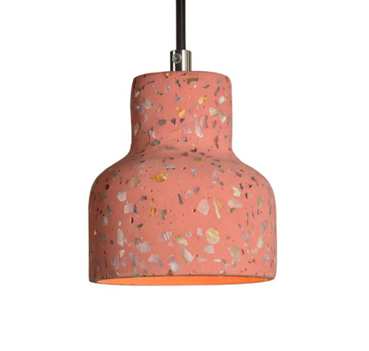 Suspension Nordique Terrazzo, Ciment, Couleurs Variées