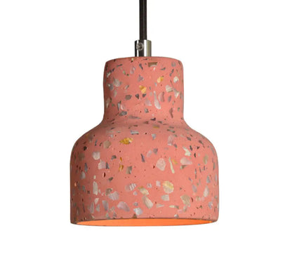 Suspension Nordique Terrazzo, Ciment, Couleurs Variées