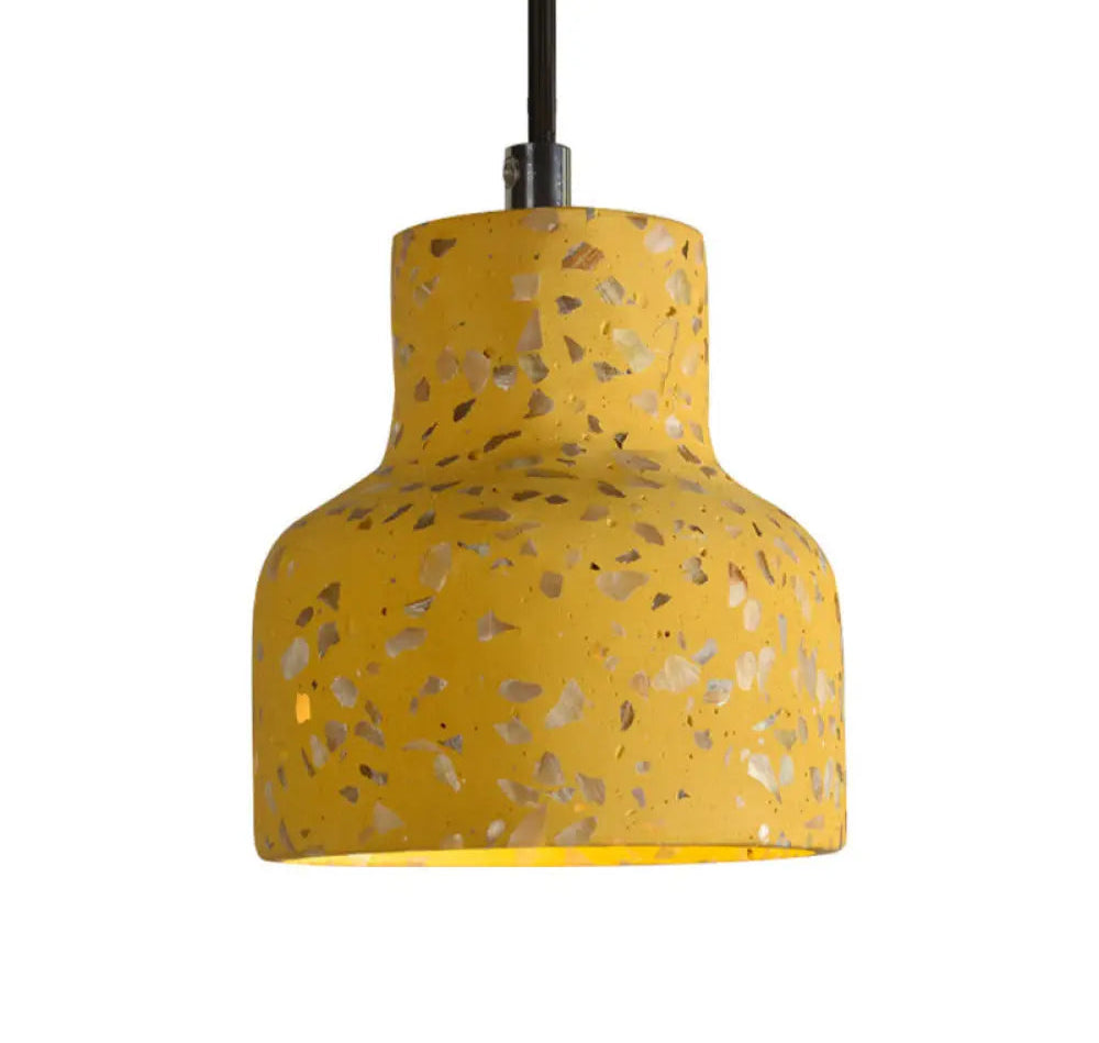 Suspension Nordique Terrazzo, Ciment, Couleurs Variées