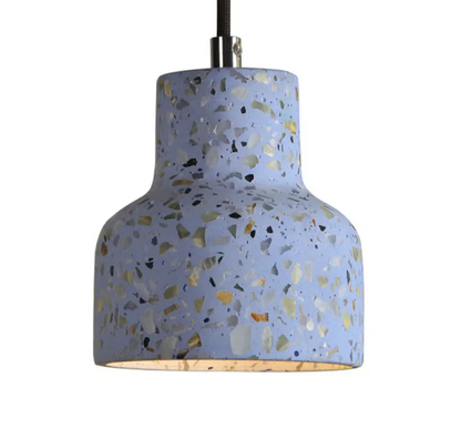 Suspension Nordique Terrazzo, Ciment, Couleurs Variées