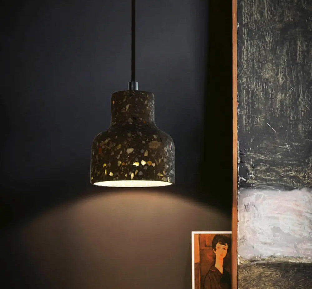 Suspension Nordique Terrazzo, Ciment, Couleurs Variées