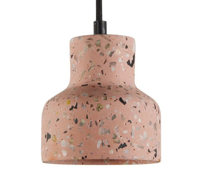 Suspension Nordique Terrazzo, Ciment, Couleurs Variées