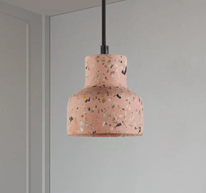Suspension Nordique Terrazzo, Ciment, Couleurs Variées
