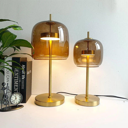 Lampe de Table en Verre Transparent – Élégance Nordique pour une Ambiance Moderne