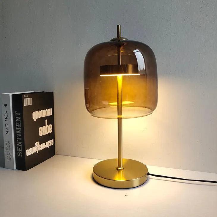 Lampe de Table en Verre Transparent – Élégance Nordique pour une Ambiance Moderne