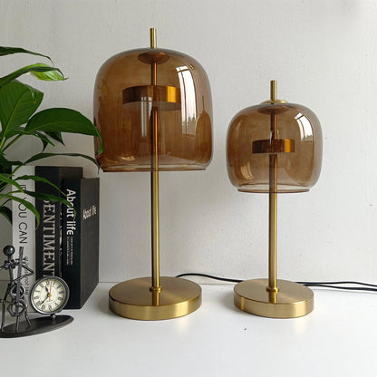 Lampe de Table en Verre Transparent – Élégance Nordique pour une Ambiance Moderne