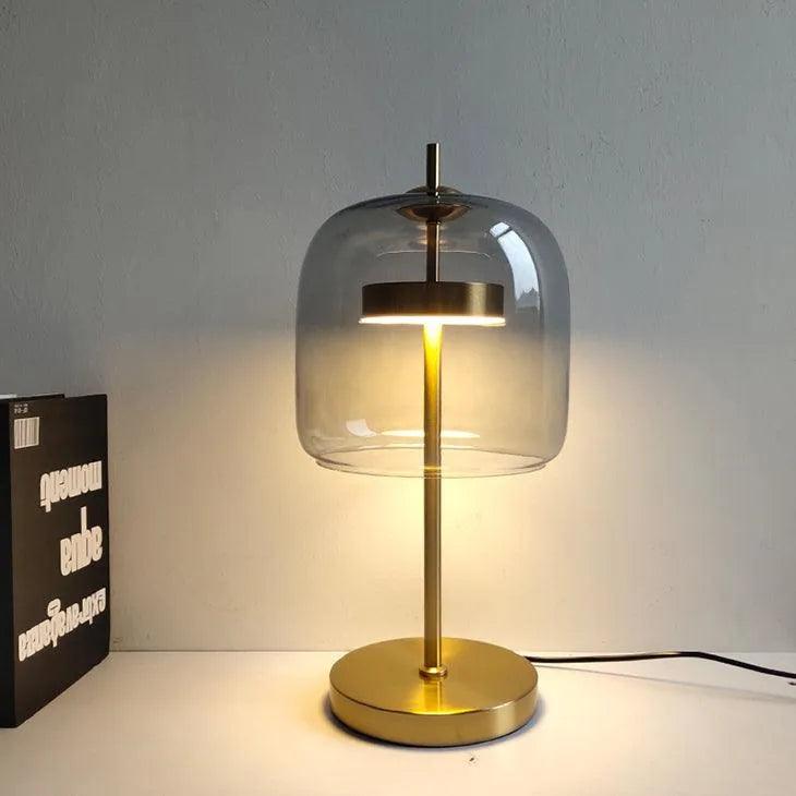 Lampe de Table en Verre Transparent – Élégance Nordique pour une Ambiance Moderne