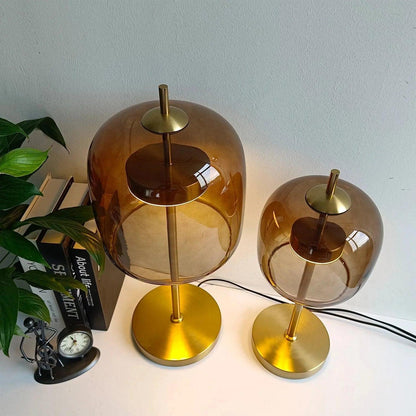 Lampe de Table en Verre Transparent – Élégance Nordique pour une Ambiance Moderne