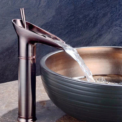 Robinet de salle de bains Waterfall Antique - Robinet de Salle de Bain en Bronze Ancien