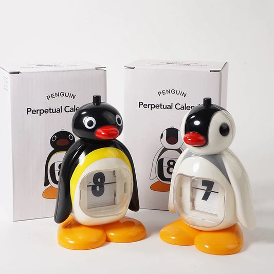 Calendrier Pingouin – Accessoire Mignon et Pratique pour Votre Bureau