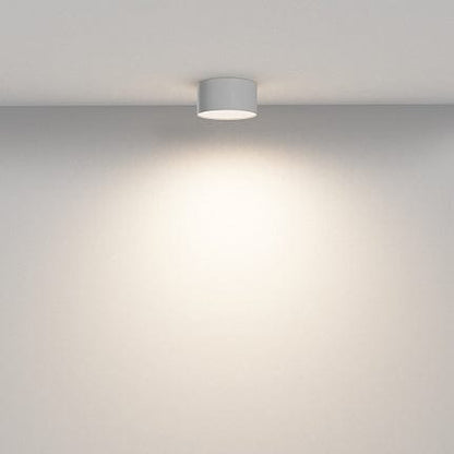 Petit Plafonnier Blanc Rond pour WC ou Couloir
