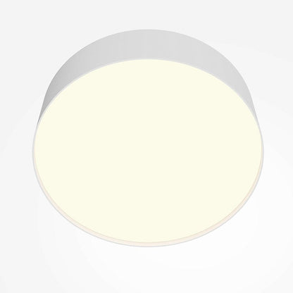 Petit Plafonnier Blanc Rond pour WC ou Couloir