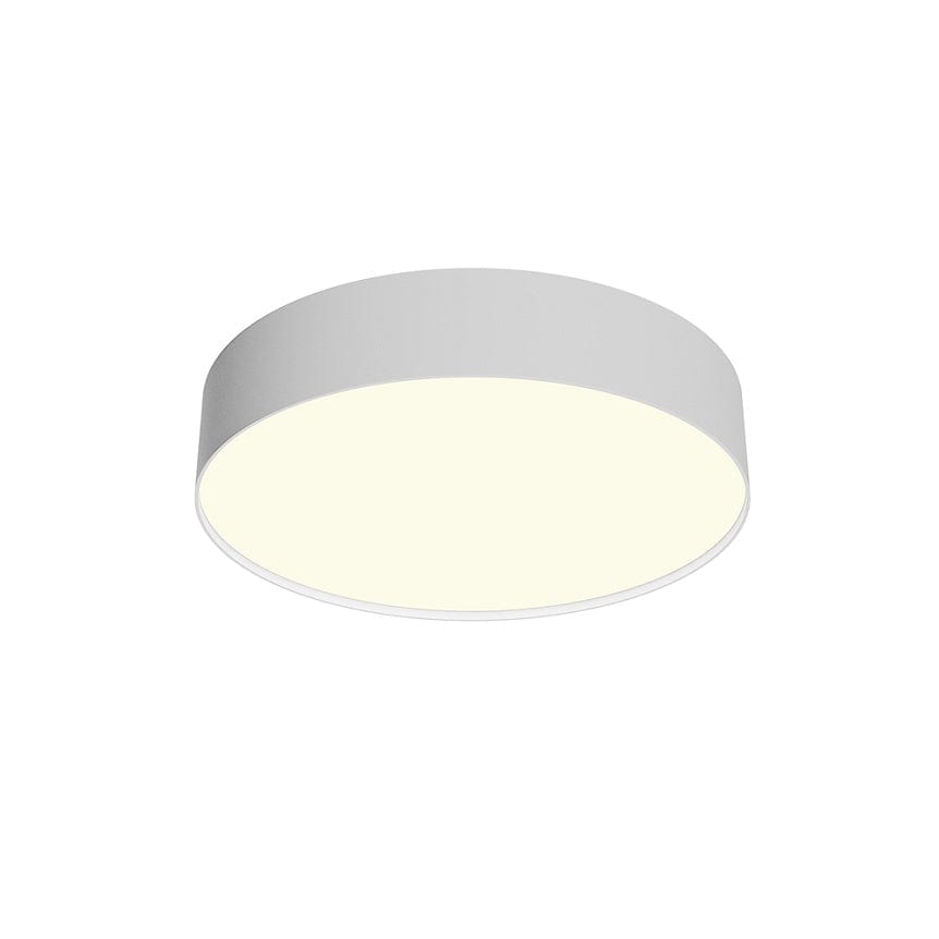 Petit Plafonnier Blanc Rond pour WC ou Couloir