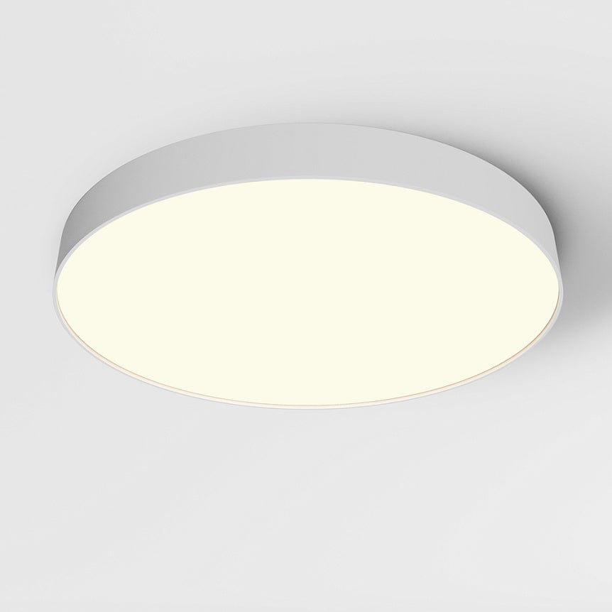 Petit Plafonnier Blanc Rond pour WC ou Couloir