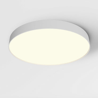 Petit Plafonnier Blanc Rond pour WC ou Couloir