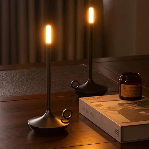 Portable Candle Lantern | Lanterne à Bougie Portable – Éclairage d'Ambiance Sans Fil