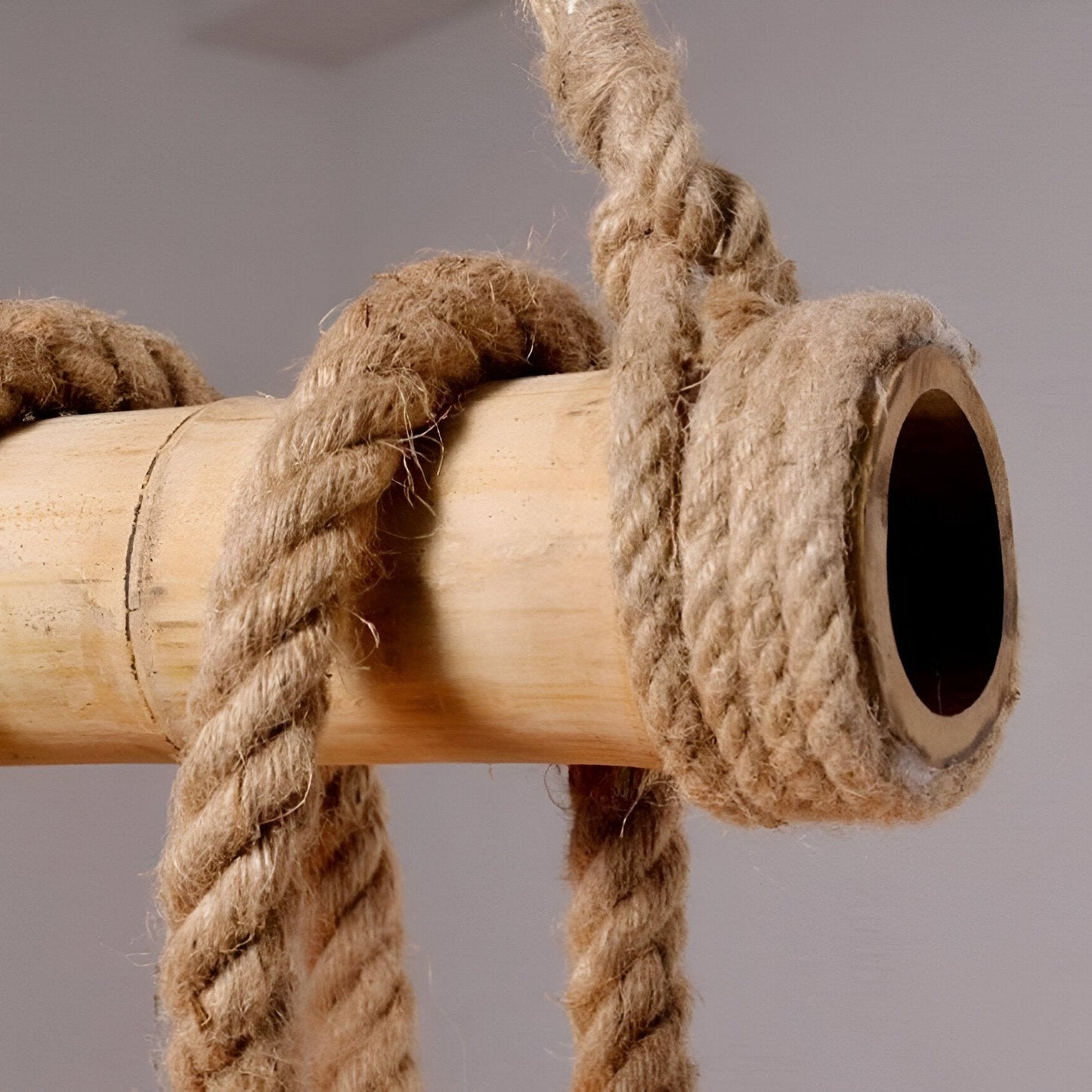 Suspension en Corde de Chanvre Lubeck – Élégance Rustique et Ambiance Chaleureuse