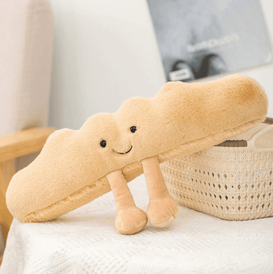 Brezel Croissant Toastbrot Plüsch-Spielzeug - Peluche Originale et Adorable