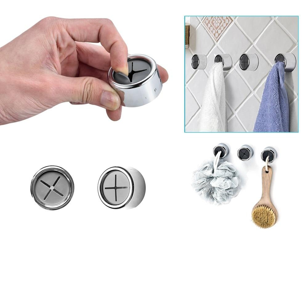 GripTowel – Porte-Serviettes Autocollants pour Cuisine et Salle de Bain (Lot de 3)