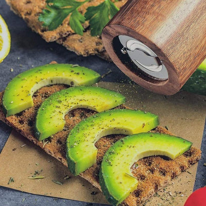 WoodGrind Moulins à sel et à poivre en bois d'acacia | Précision de Mouture | Fabrication Haut de Gamme