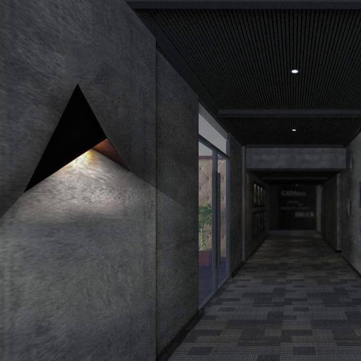 Applique Murale Triangulaire à LED – Style Industriel Moderne en Métal