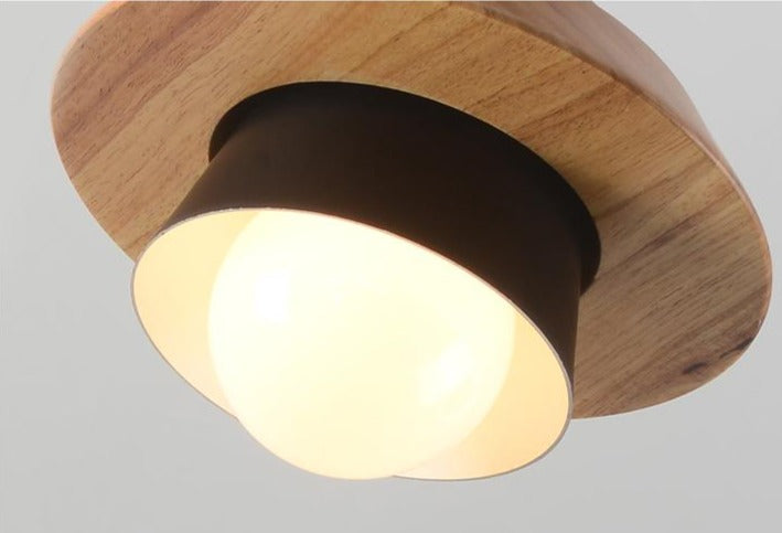 Moderne Nordic Design - Suspension en Bois Scandinave