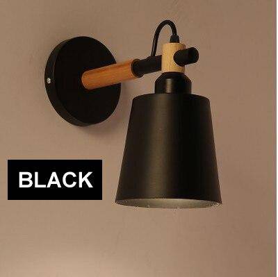 Nordic – Applique Murale LED en Bois et Métal Design Moderne