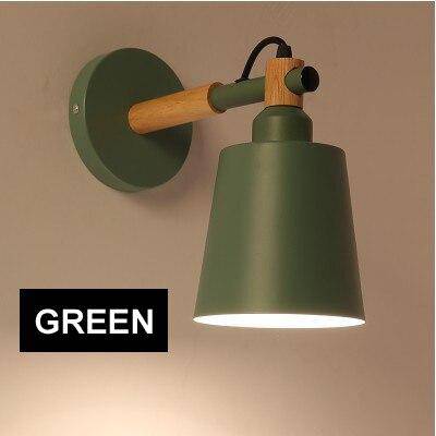 Nordic – Applique Murale LED en Bois et Métal Design Moderne