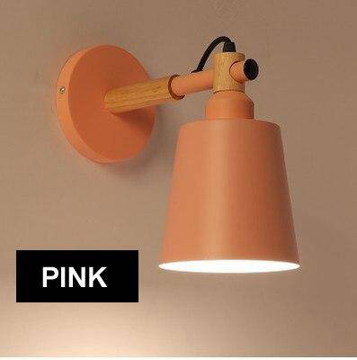 Nordic – Applique Murale LED en Bois et Métal Design Moderne