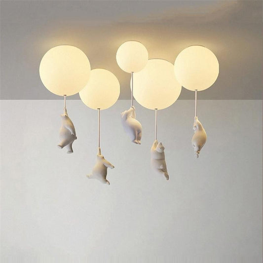Balloon Bear Deckenleuchte - Lampe de Plafond Ourson avec Ballon