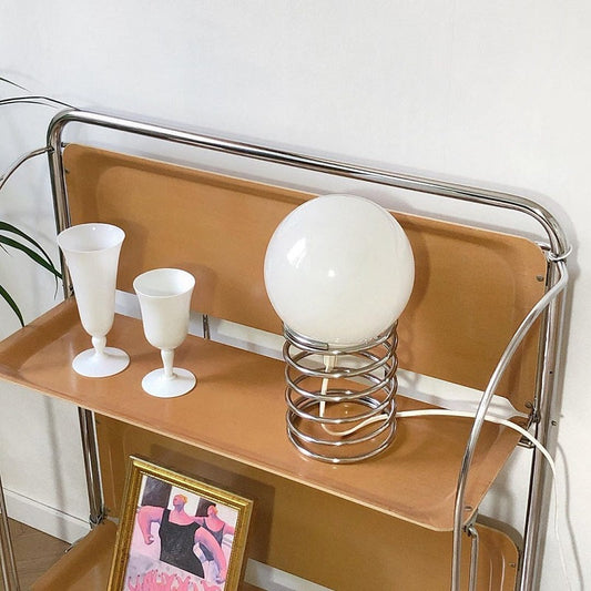Lampe de Table Spirale – Élégance Artistique Inspirée du Style Bauhaus
