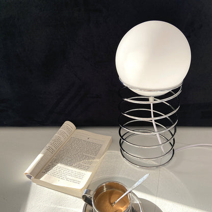 Lampe de Table Spirale – Élégance Artistique Inspirée du Style Bauhaus