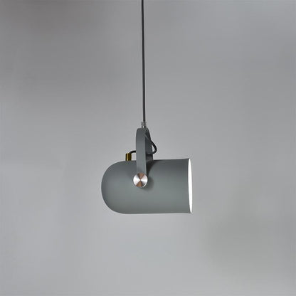 Suspension Nordique, Abat-Jour Incliné, Aluminium, Cordon 47cm