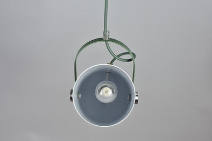 Suspension Nordique, Abat-Jour Incliné, Aluminium, Cordon 47cm